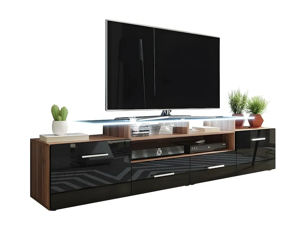 Mesa para TV Charlotte 117, O número de portas: 2, 194x38x39cm