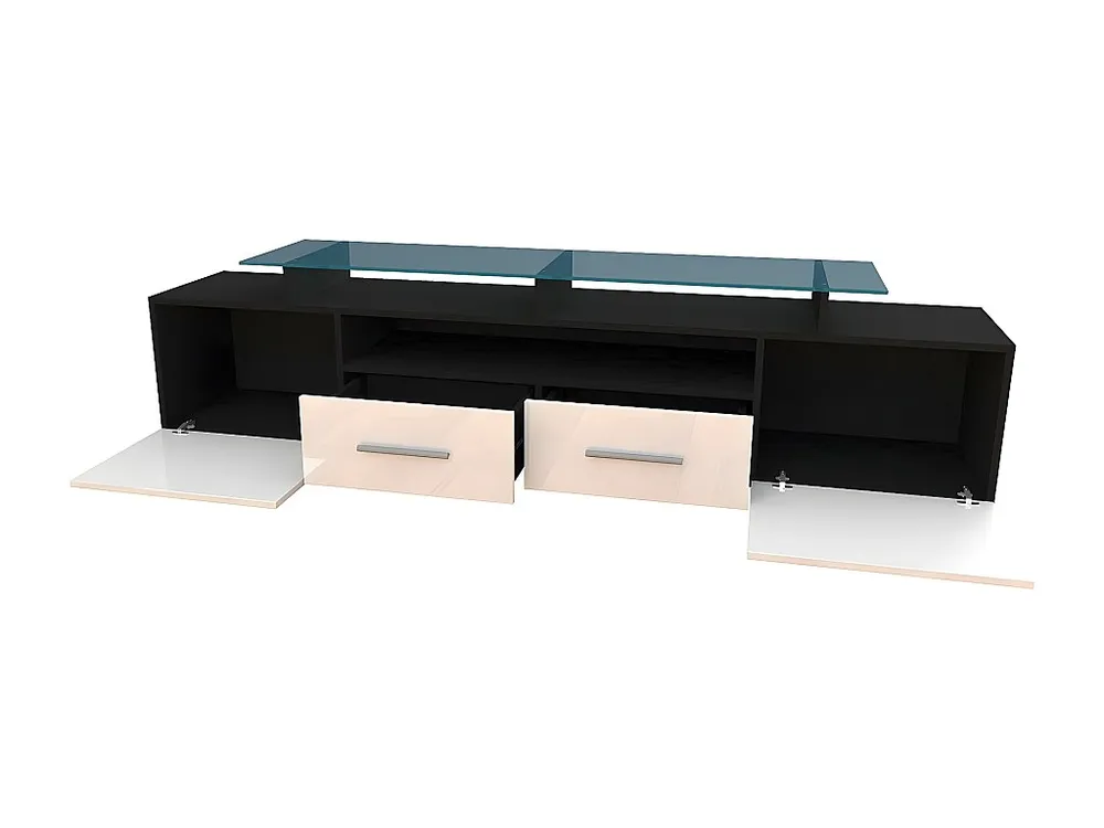 Mesa para TV Charlotte 117, O número de portas: 2, 194x38x39cm