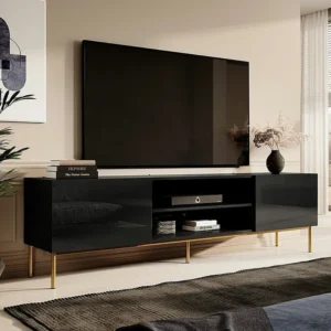 Mesa para TV Charlotte 166, O número de portas: 2, 200x57x40cm