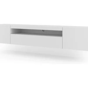 Movel Tv AURA RTV200 3D 200x37x42 Branco