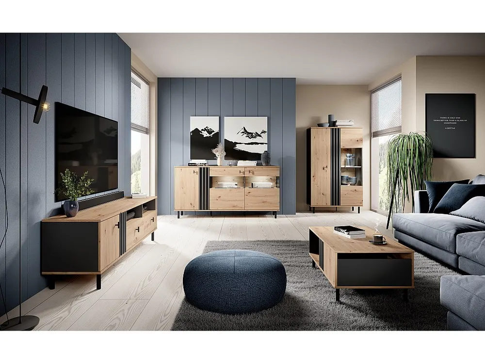 Movel Tv MADIS RTV165 1D2D 165x40x50 Bege