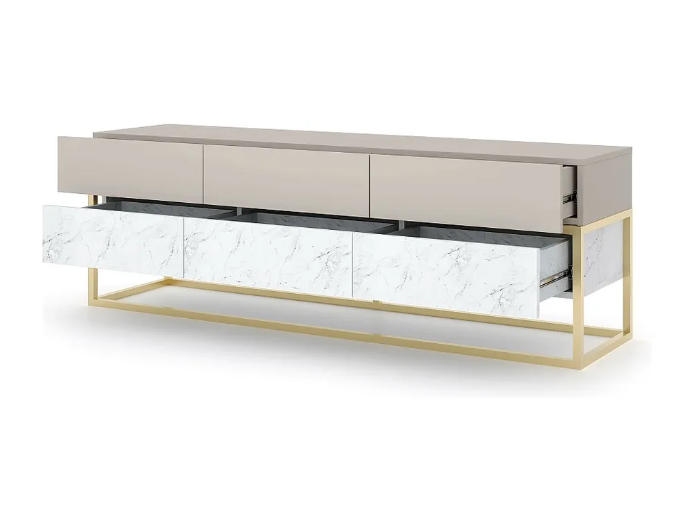 Movel Tv X RTV154 6D 154x39x53 Bege