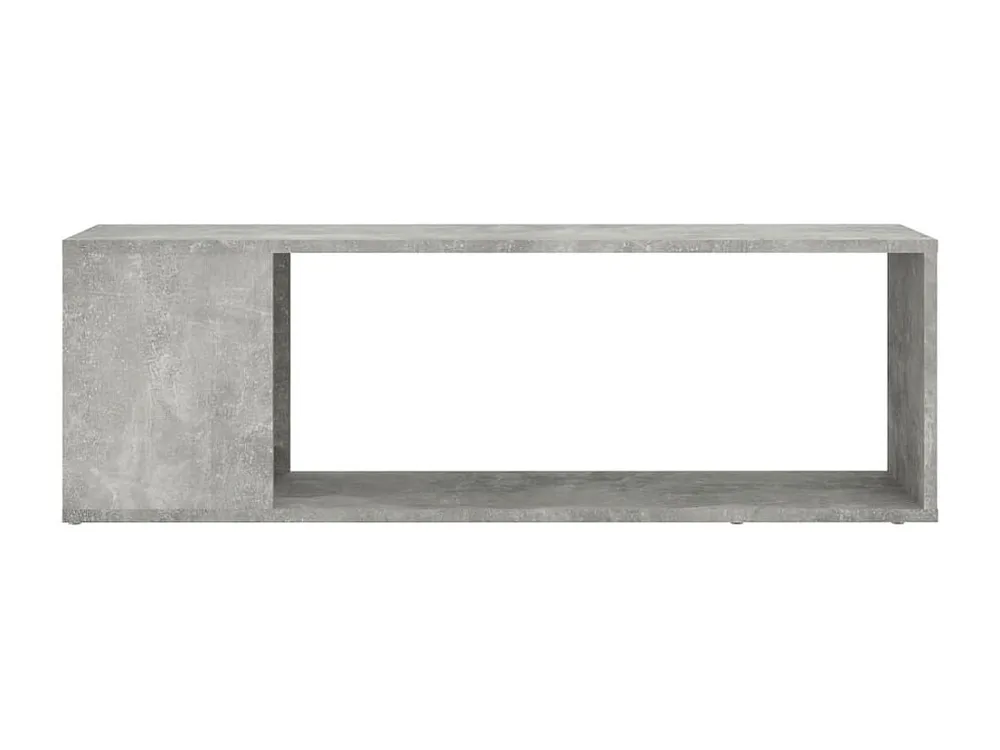 Móvel de TV 100x24x32 cm contraplacado cinzento cimento