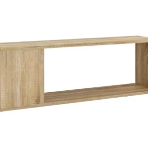Móvel de TV 100x24x32 cm contraplacado cor carvalho sonoma