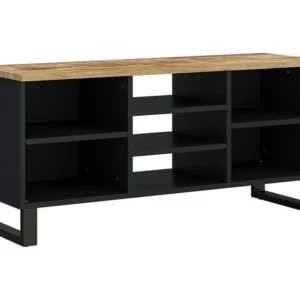 Móvel de TV 100x33x46 cm mangueira maciç/derivados madeira