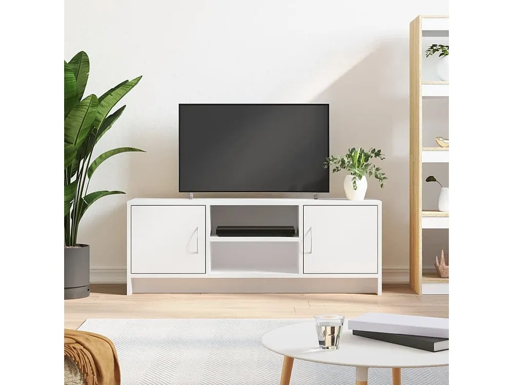 Móvel de TV 102x30x37,5 cm derivados de madeira branco
