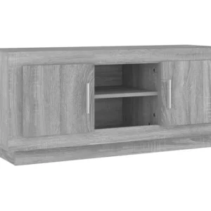 Móvel de TV 102x35x45 cm derivados de madeira cinzento sonoma