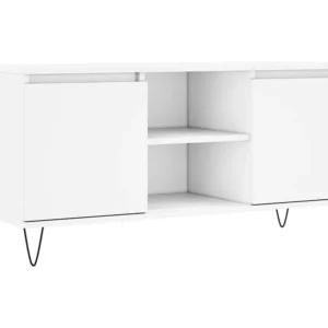 Móvel de TV 104x35x50 cm derivados de madeira branco