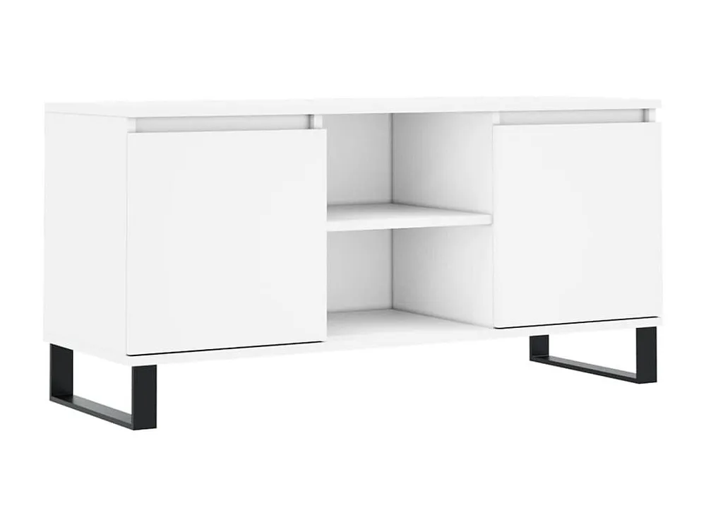 Móvel de TV 104x35x50 cm derivados de madeira branco