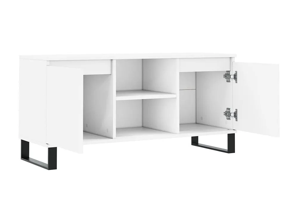 Móvel de TV 104x35x50 cm derivados de madeira branco