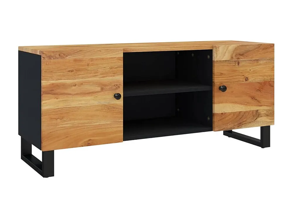 Móvel de TV 105x33x46 cm madeira de acácia maciç