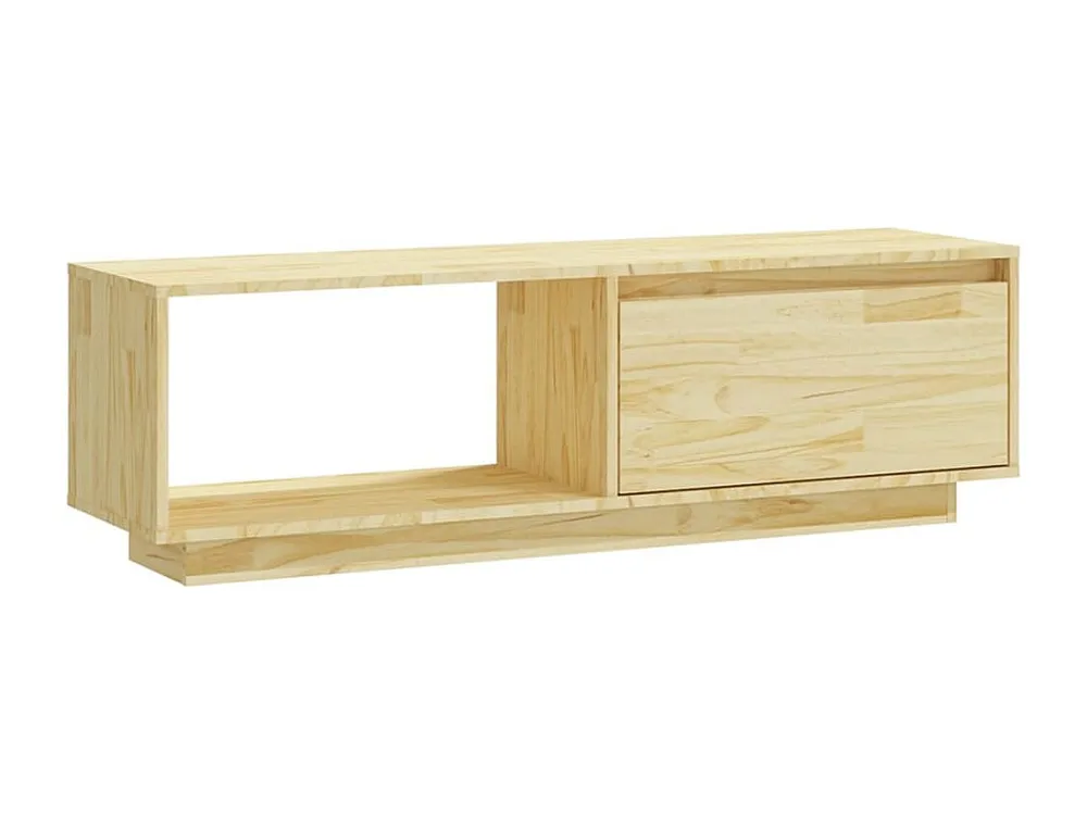 Móvel de TV 110x30x33,5 cm madeira de pinho maciç