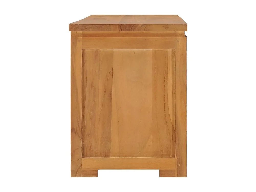 Móvel de TV 110x30x40 cm madeira de teca maciç