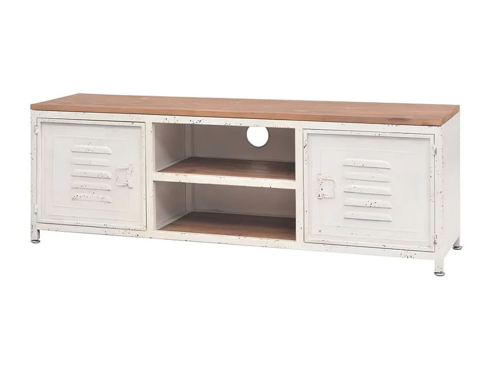 Móvel de TV 120x30x40 cm branco