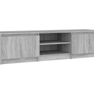 Móvel de TV 140x40x35,5 cm derivados de madeira cinzento sonoma