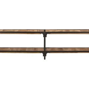 Móvel de TV 150x30x41 cm madeira de mangueira maciç