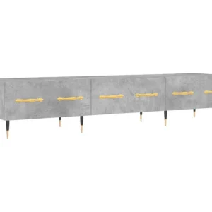 Móvel de TV 150x36x30 cm derivados de madeira cinzento cimento