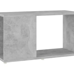 Móvel de TV 60x24x32cm contraplacado cinzento cimento