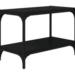 Móvel de TV 60x33x41 cm derivados de madeira e ço preto