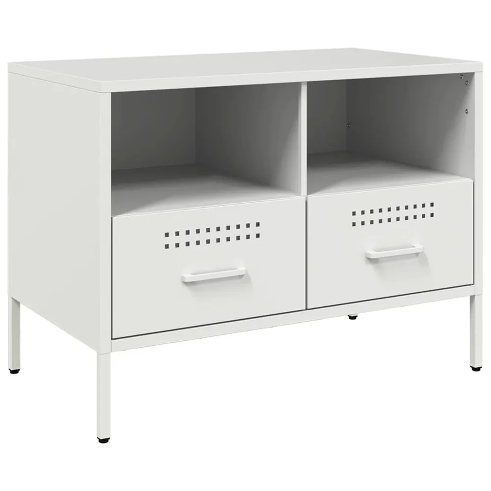Móvel de TV 68x39x50,5 cm ço branco