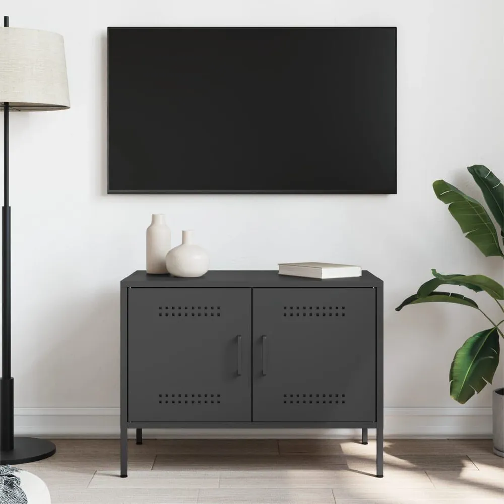 Móvel de TV 68x39x50,5 cm ço preto