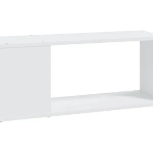 Móvel de TV 80x24x32 cm contraplacado branco