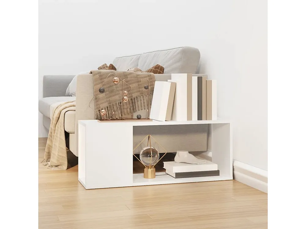 Móvel de TV 80x24x32 cm contraplacado branco