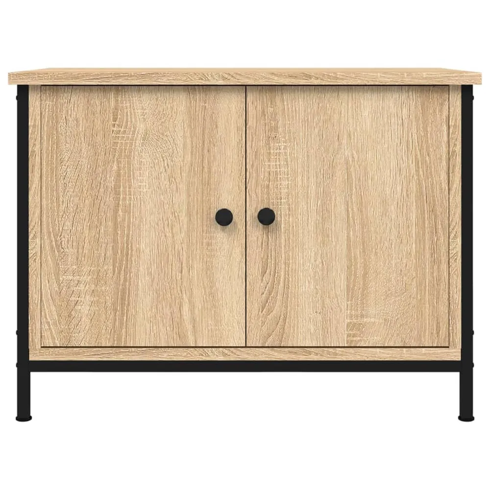 Móvel TV com portas 60x35x45 cm deriv. madeira carvalho sonoma