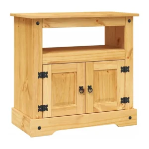 Móvel de TV Corona Range em pinho mexicano 80x43x78 cm