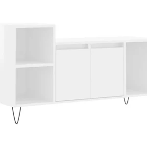 Móvel para TV 100x35x55 cm derivados madeira branco radiante