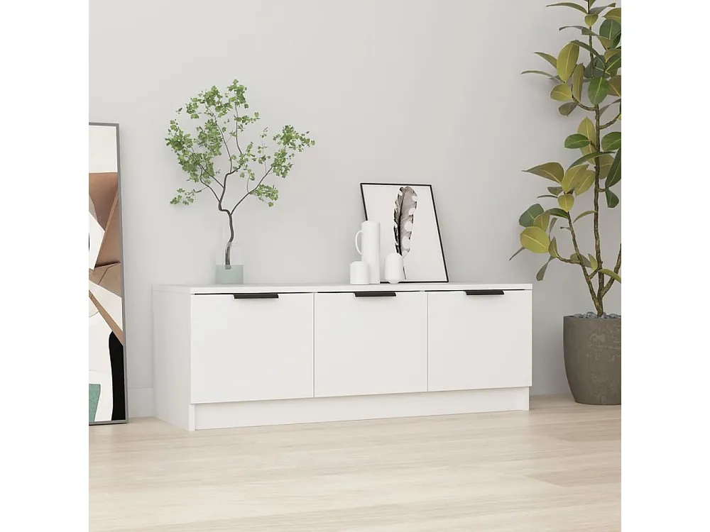 Móvel para TV 102x35x36,5 cm derivados de madeira branco