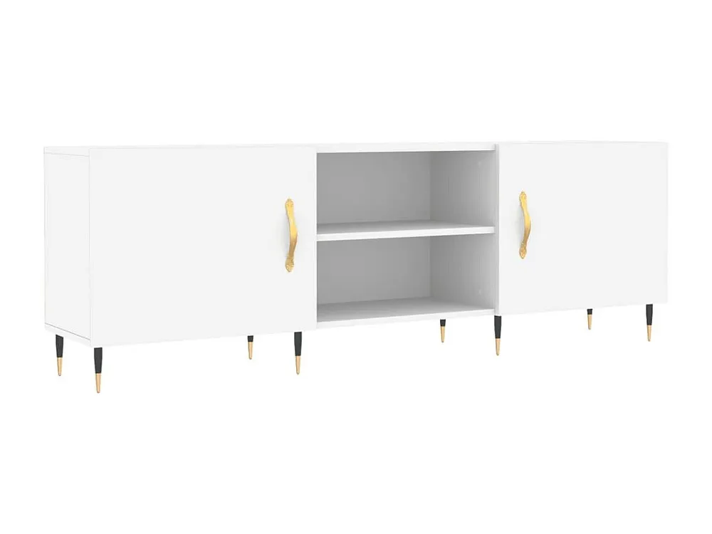 Móvel para TV 150x30x50 cm derivados de madeira branco