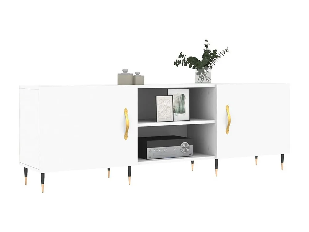 Móvel para TV 150x30x50 cm derivados de madeira branco
