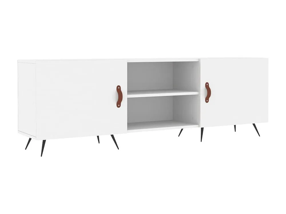 Móvel para TV 150x30x50 cm derivados de madeira branco
