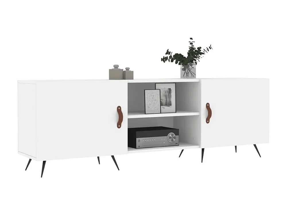 Móvel para TV 150x30x50 cm derivados de madeira branco