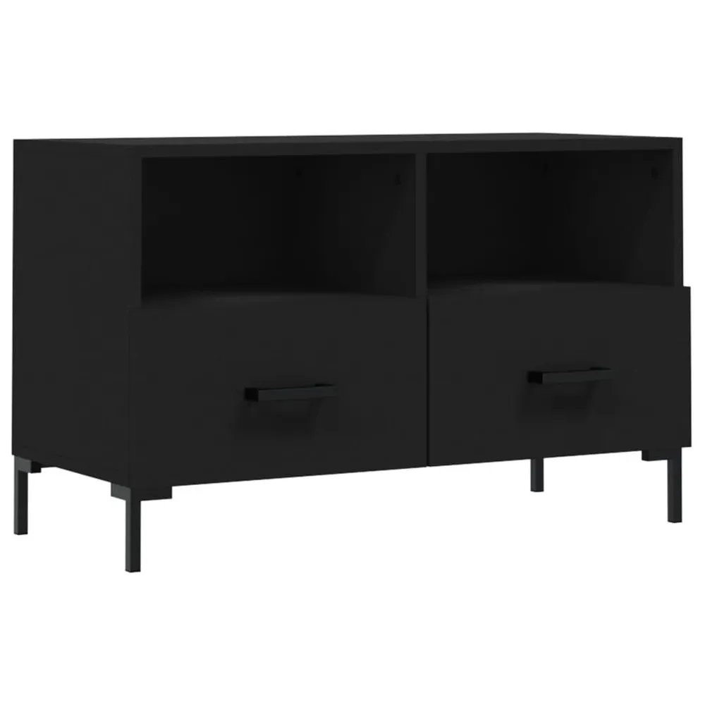 Móvel para TV 80x36x50 cm derivados de madeira preto