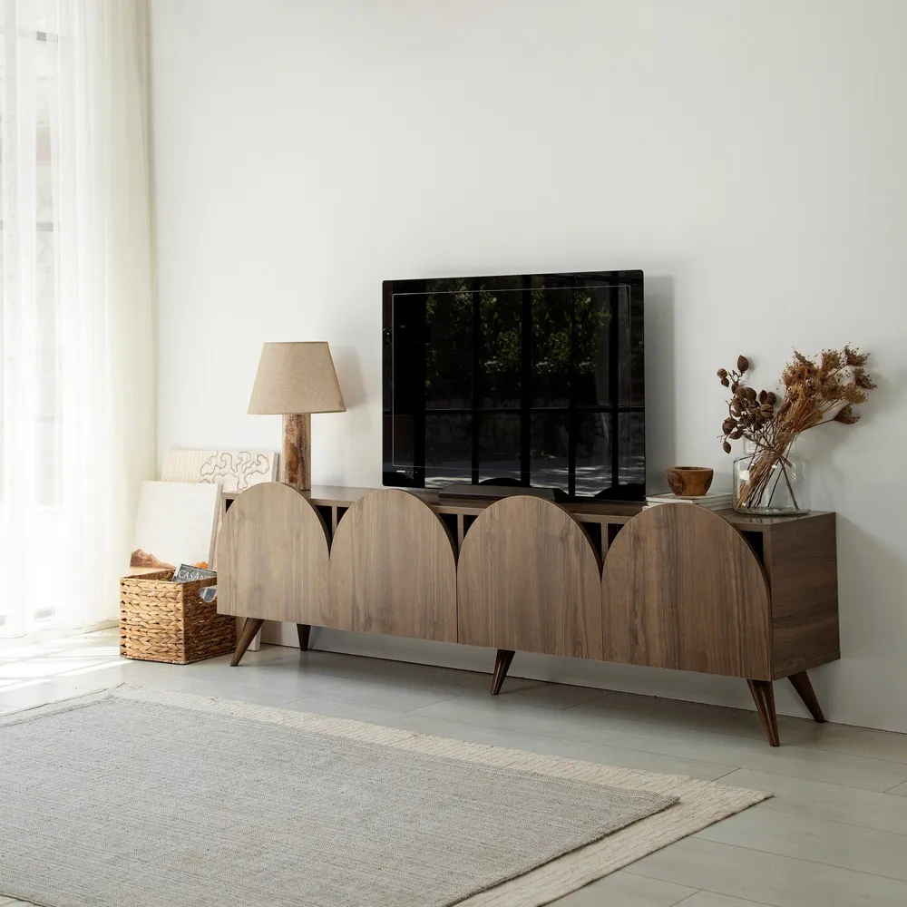 Móvel para TV Marva 180cm Madeira escura