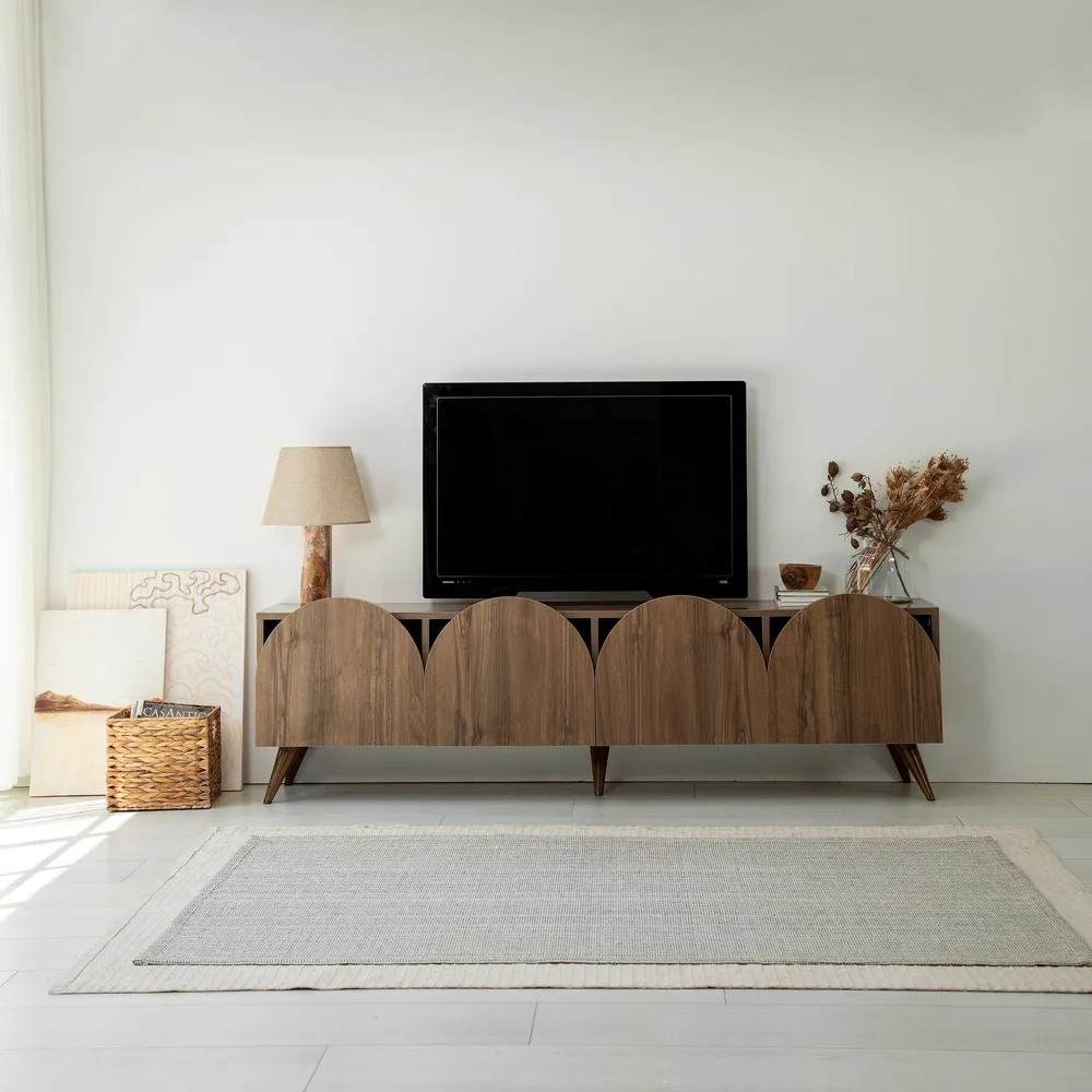 Móvel para TV Marva 180cm Madeira escura