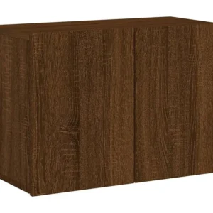 Móvel de parede para TV 60x30x41 cm carvalho castanho