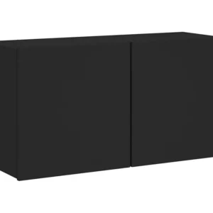 Móvel de parede para TV 80x30x41 cm preto
