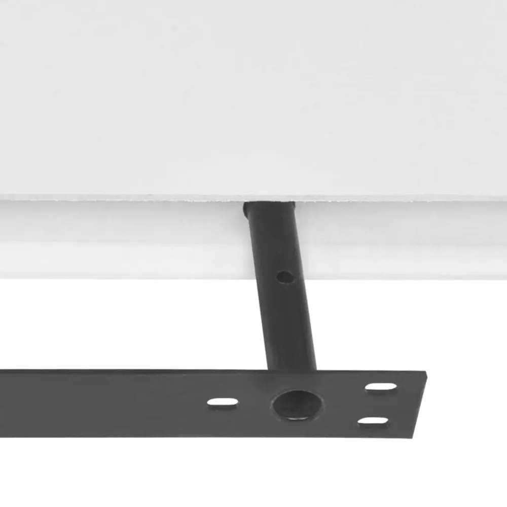 Prateleiras de parede para livrosemDVD MDF branco