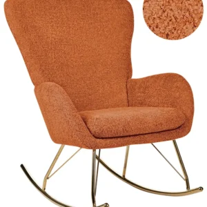 Rocking Chair ANASET Boucle Tangerina
