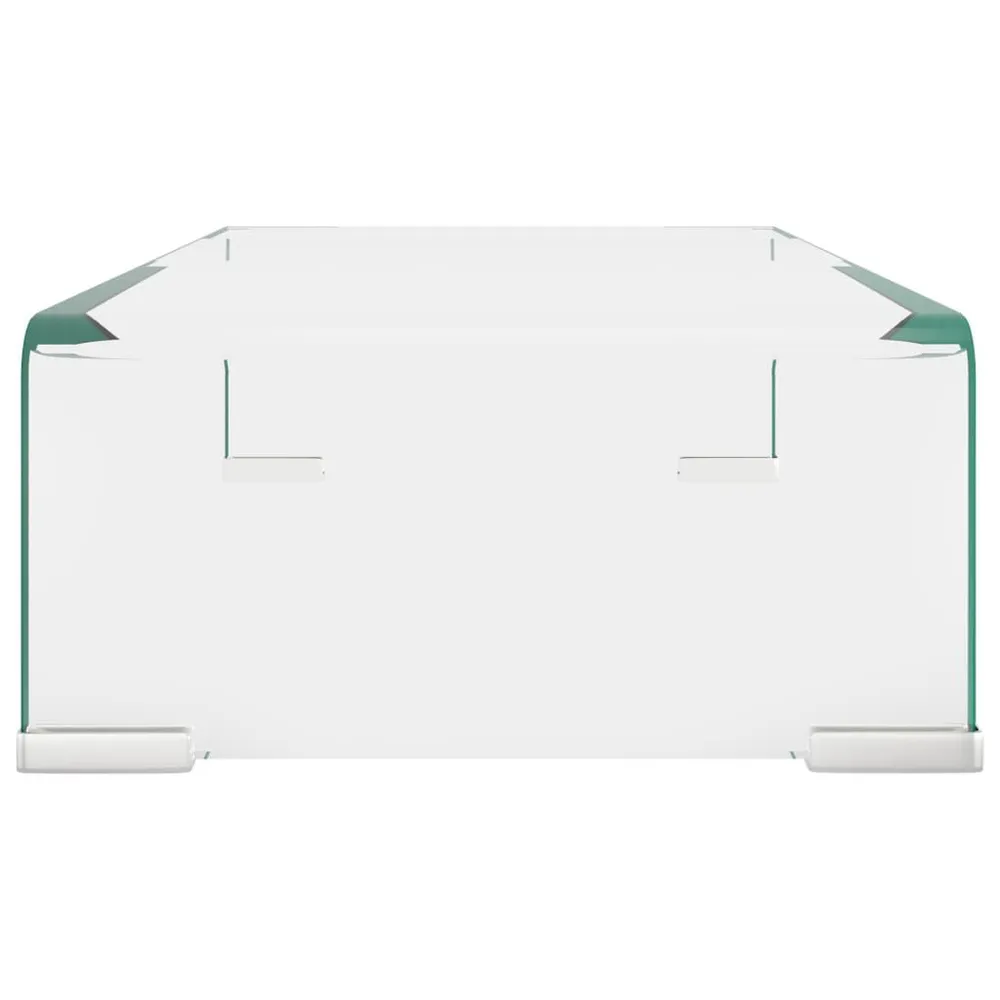 Suporte de TV/monitores em vidro transparente 40x25x11 cm