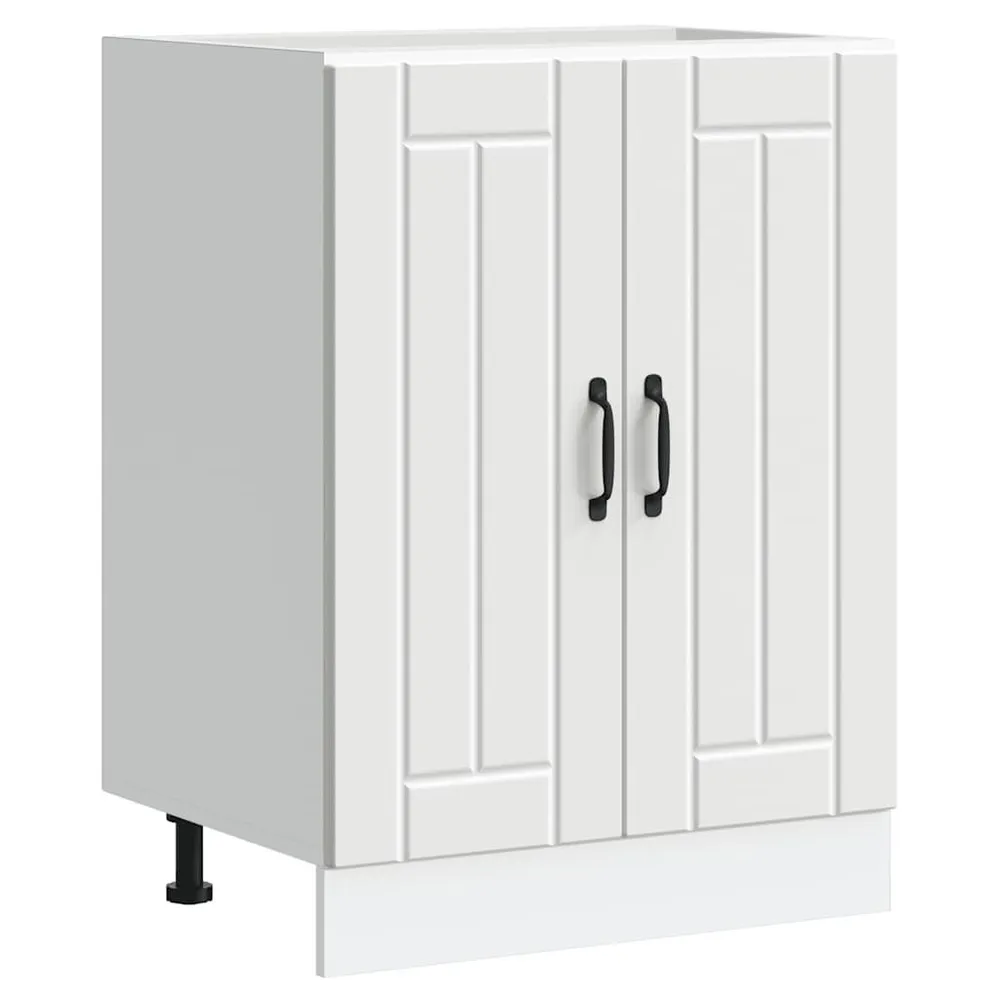Armário de parede cozinha porta vidro Lucca branco reluzente