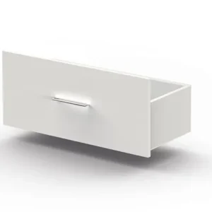 Gavetas Kerkmann, 1 OH, Artline, L 750 x P 330 x 340 mm, branco, 13736110