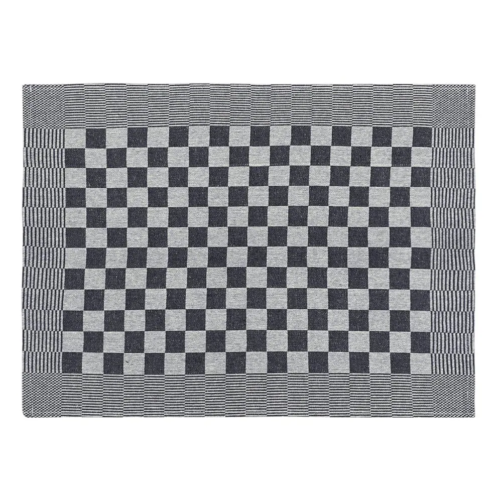 Capas para Bancada Panos de cozinha 10 pcs 50x70 cm algodão preto e branco