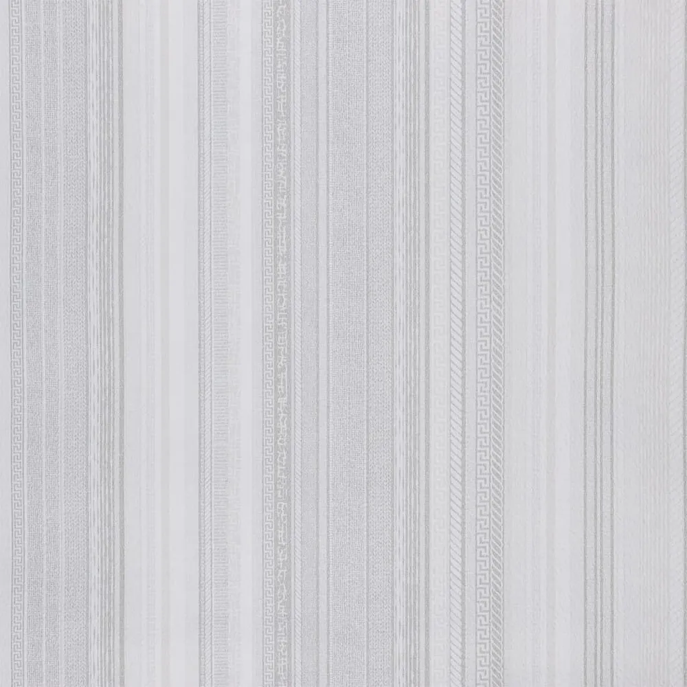 Papel parede 3D com padrão riscas 10x0,53 m não-tecido cinza vidaXL
