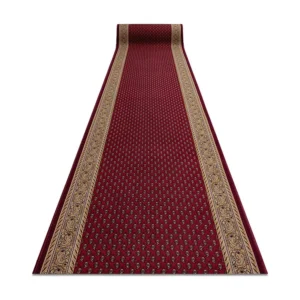 Forro de Mesa Retangular PASSADEIRA BASE ANTIDESLIZANTE INCA bordô 80x490 cm