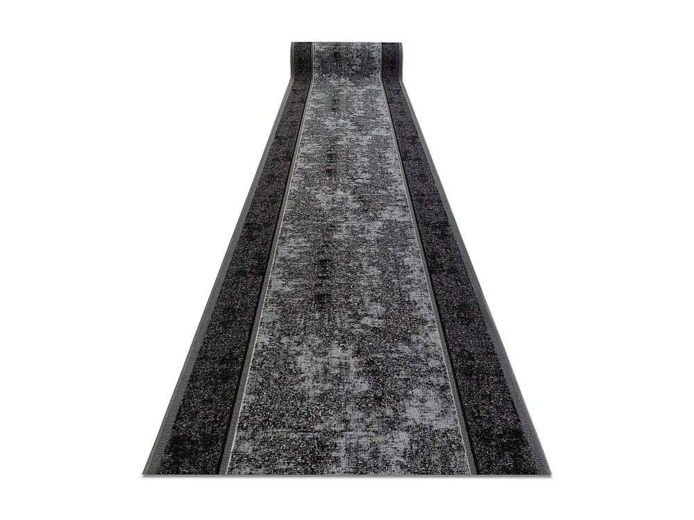 Tapete de Fibra Natural Passadeira antiderrapante STARK cinzento 100x550 cm