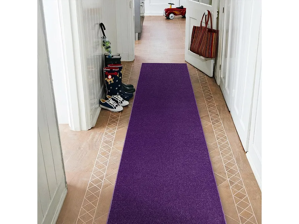 Tapete de Sala Felpudo Passadeira ETON 114 roxo 80x500 cm